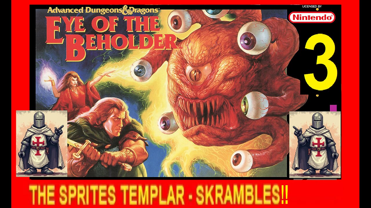 AD&D EYE OF THE BEHOLDER V3 - SNES - Skwatter's SKRAMBLES!