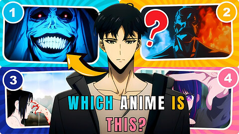 👉 Guess the Anime by 4 Pictures! 🔥 | Anime Quiz Challenge (Episode 1)| 4K Ultra HD