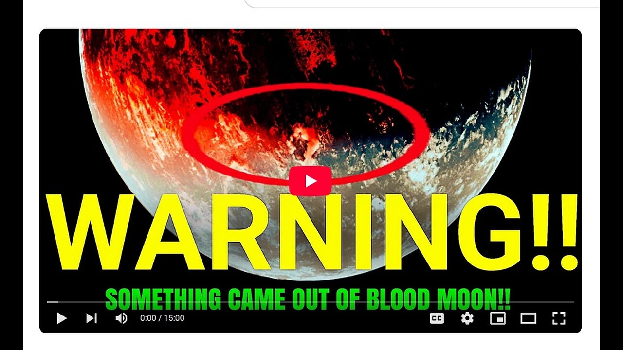 This Disturbing Video About The Blood Moon Made Me Lose Sleep!