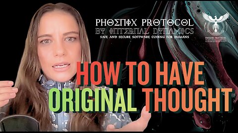 how to have ORIGINAL human thought
