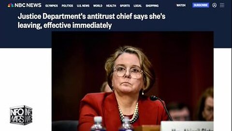 BREAKING: DOJ Purges Yet Another Pro-MAGA Patriot- US Antitrust Chief Gail Slater