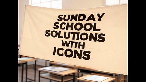 SUNYAY SCHOOL LESSONS(SOLUTIONS) NO.17 WITH ICONS