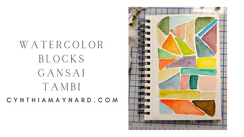 Abstract Watercolor Blocks