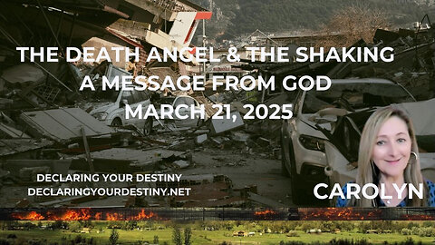 Declaring Your Destiny - The Death Angel + The Shaking – A Message From God - captions