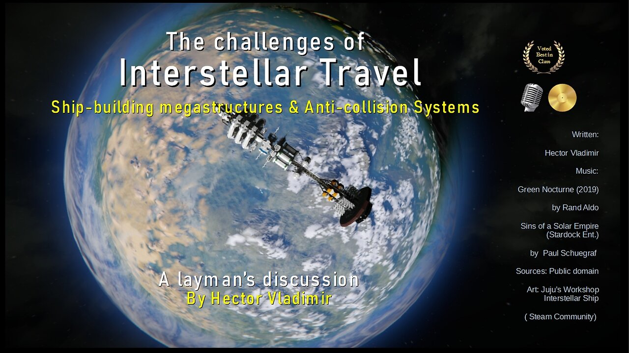 The challenges of interstellar travel – Orbiting megastructures and anti-collision systems