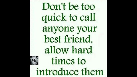 Don't call them best friend yet