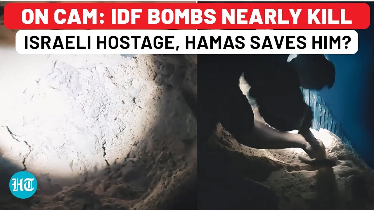 On Cam: IDF Hurts, But Hamas Saves Israeli Hostage? Startling Video After Airstrike Hits Gaza Tunnel