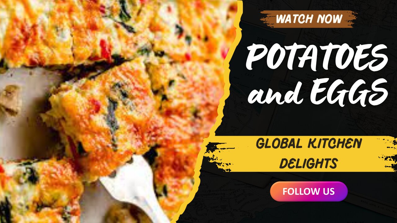 POTATOES and EGGS for perfect dinner! NO MEAT recipe!Global Kitchen Delights❗