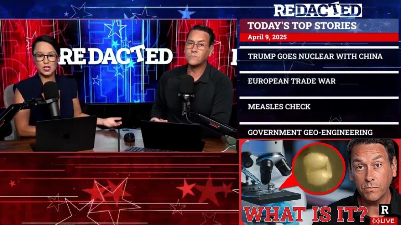 Bioweapons over America? US Geo-engineering caught raining mysterious objects (4/925) ~ Redacted w/ Natili & Clayton Morris