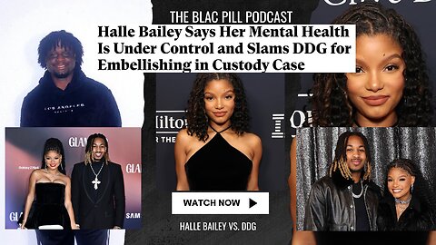 Halle Bailey says her mental health is under control and SLAMS DDG for Embellishing in Custody Case!