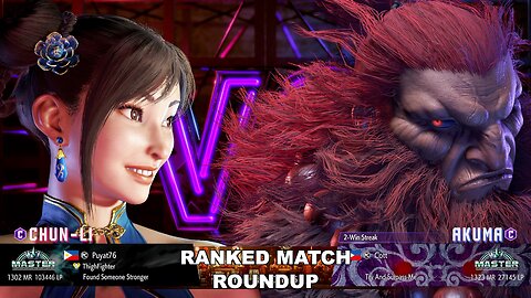 Kuya Kalbo SF6 Ranked Roundup. Chun Li Master Rank [Hori Fight Stick]