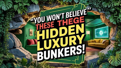 You Won't Believe These Hidden Luxury Bunkers!