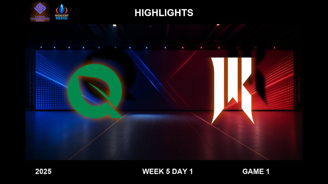 FLY vs SR Highlights Game 1 - LCS W5D1 Split 2 2025 LTA North - FlyQuest vs Shopify Rebellion G1