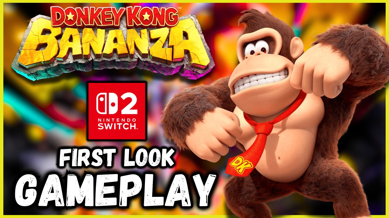Donkey Kong Bananza Nintendo Switch 2 Gameplay