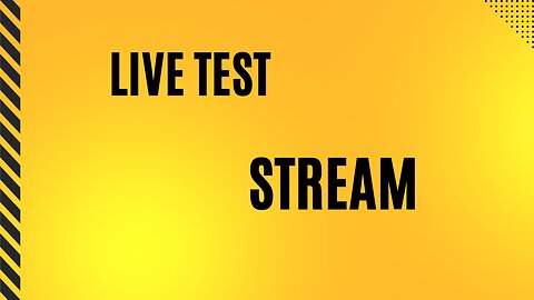 🔴LIVE-test test test [!socials]