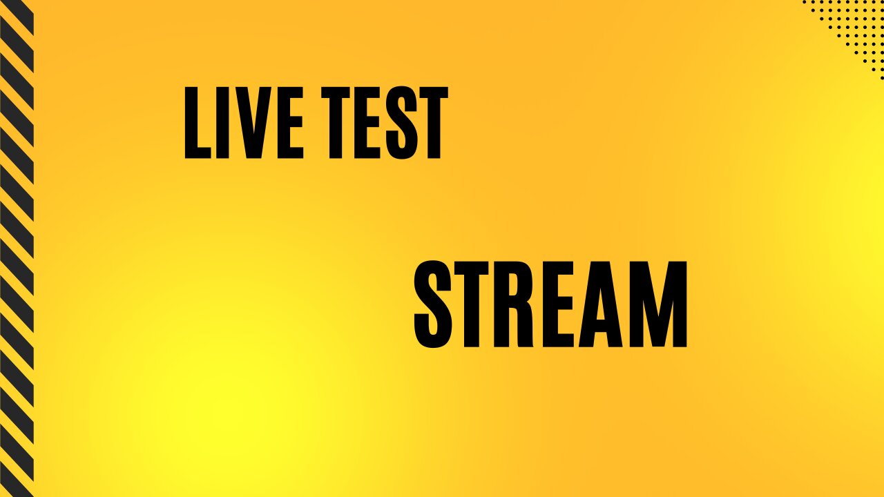 🔴LIVE-test test test [!socials]