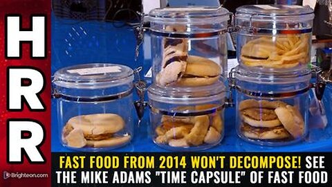 FAST FOOD FROM 2014 won't decompose!