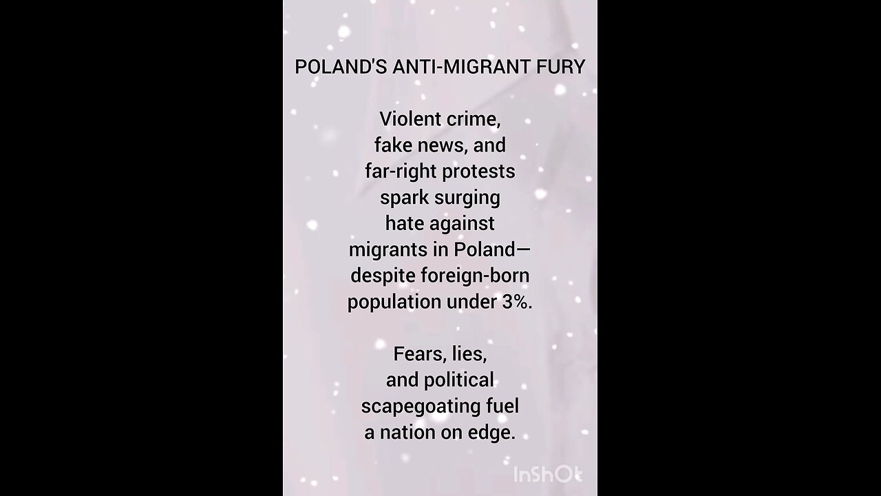 POLAND'S ANTI-MIGRANT FURY