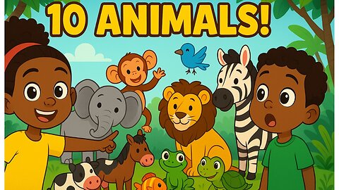 Animal Adventure! a caring father, guides his curious 7-year-old daughter