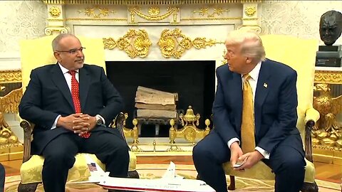 President Trump Hosts The Crown Prince Of Bahrain At The White House