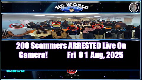 200 Scammers ARRESTED Live On Camera!