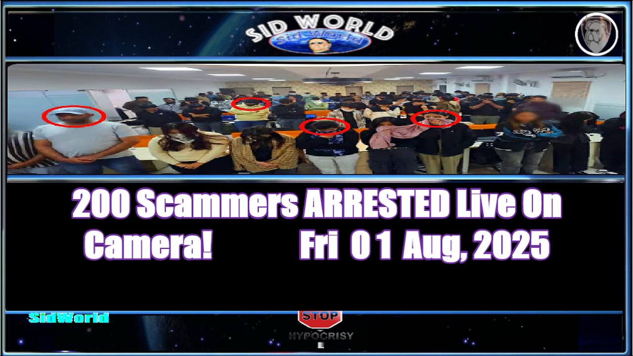 200 Scammers ARRESTED Live On Camera!
