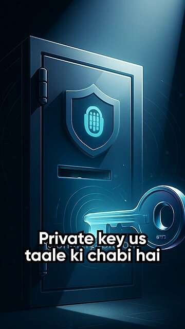 Day 35/60 – “Not your keys, not your coins” का मतलब क्या है? 🔑