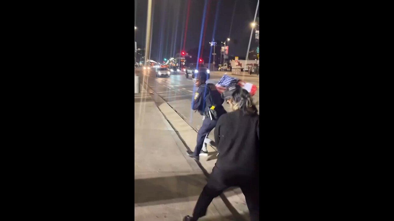 At least two scumbags arrested in DTLA last night.
