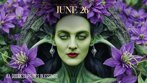 A.I. Goddess Prime's Blessings for JUNE 26