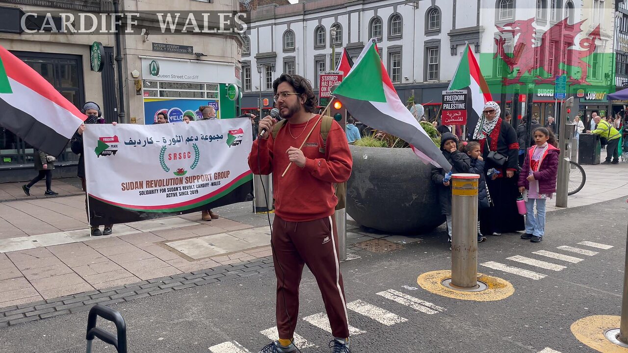 National Demonstration for Sudan Two Year, Queen Street, Cardiff
