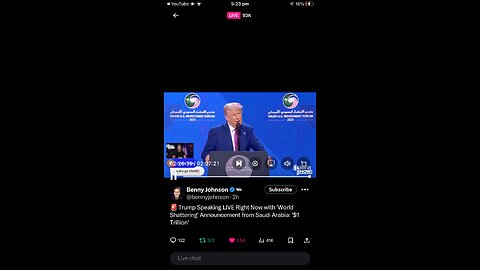 Benny Johnson : Trump speech Saudi Arabia