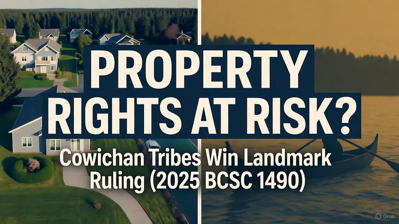 BC Court Hands Land to Tribes: Is Your Property Next?