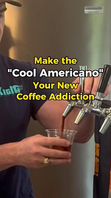 The Cool Americano - An Icy Twist on the Classic! #espresso #coffee #americano #ontap