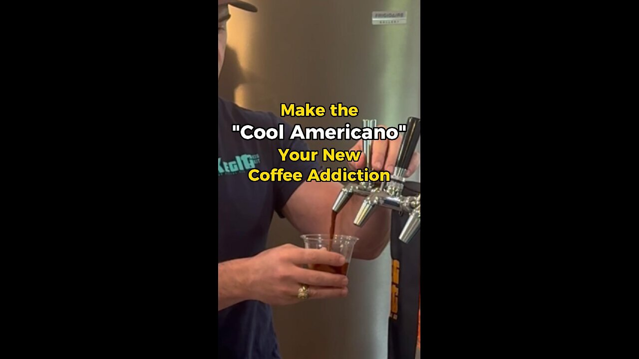 The Cool Americano - An Icy Twist on the Classic! #espresso #coffee #americano #ontap
