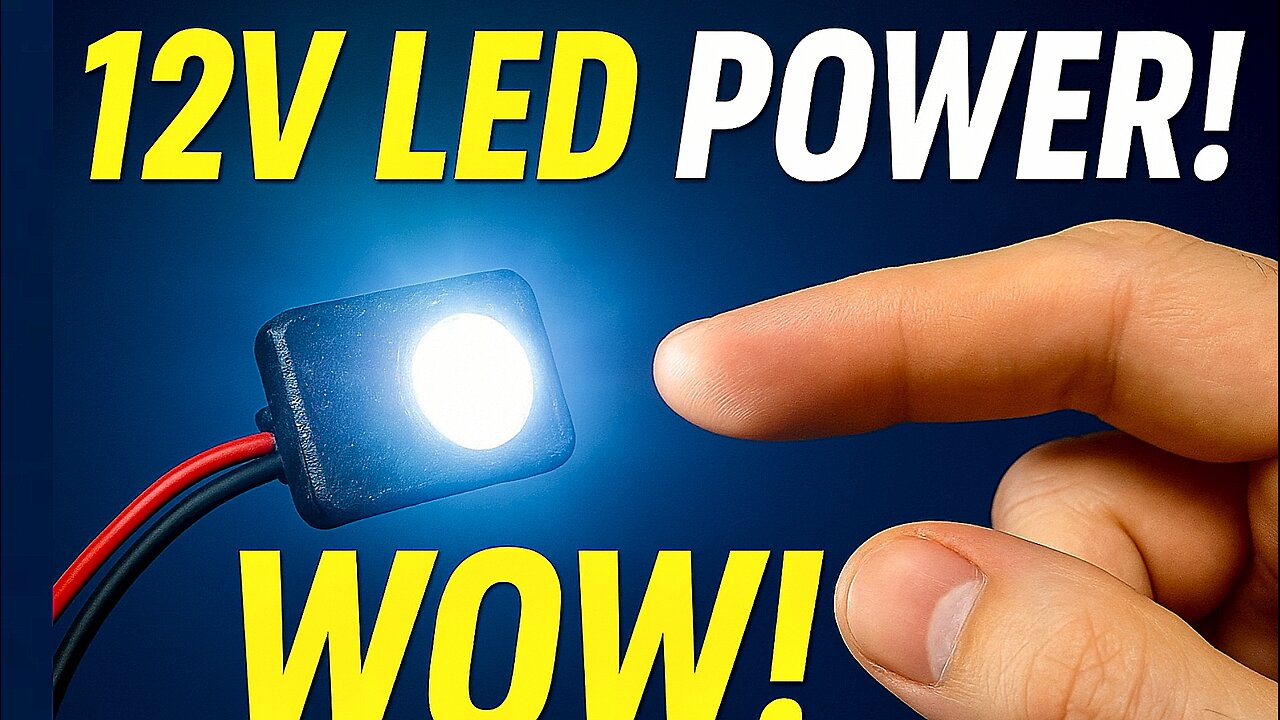 DIY 12V LED Dimmer | Control Brightness Step by Step #rumble