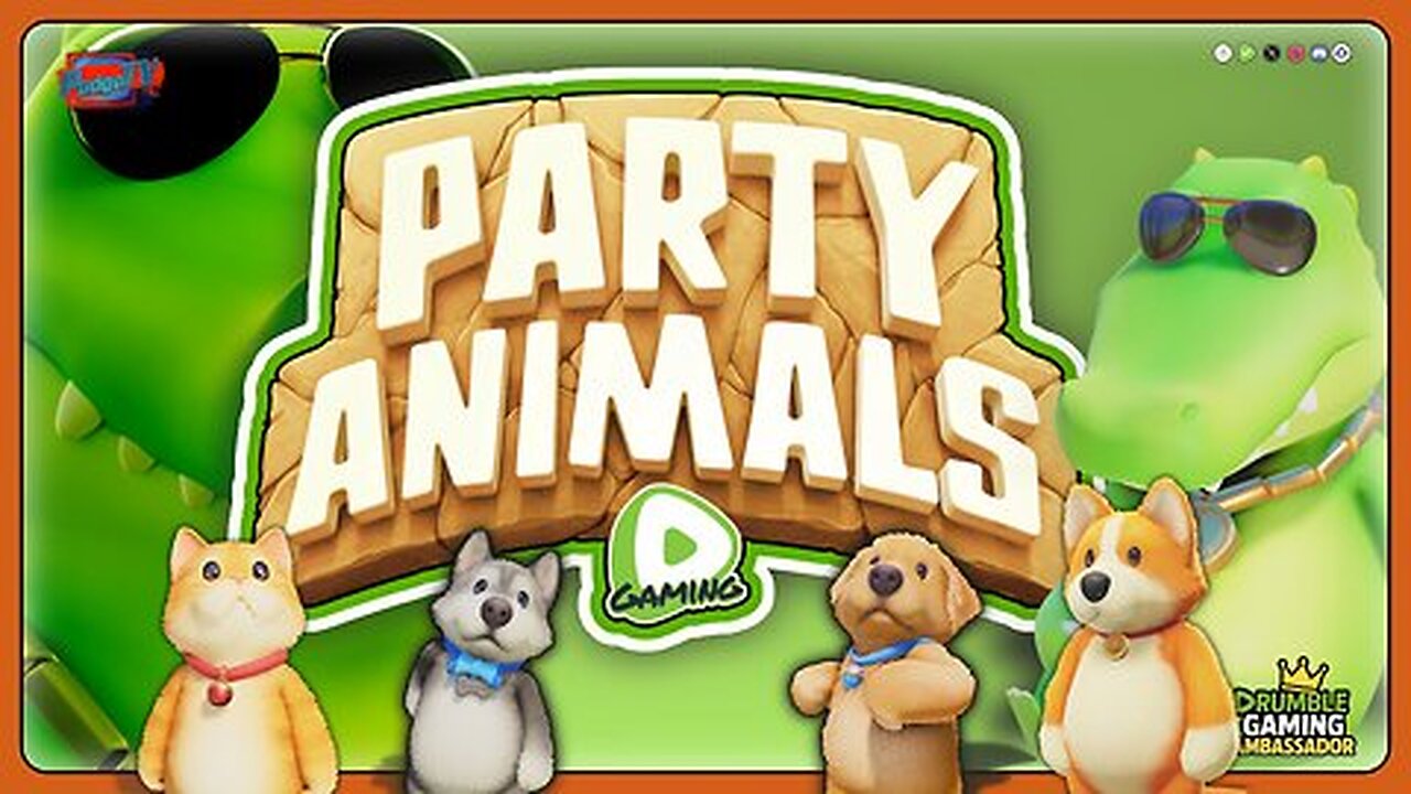 🟠 Gaming on Rumble | Party Animals with the Gang