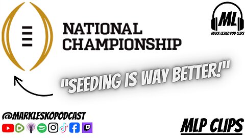 College Football Playoff finally changes || Mark Lesko Pod clips #collegefootball #football