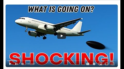 LARGE Plane Pursued by Black UNKNOWN Object! Got SCARY Close! - MrMBB333