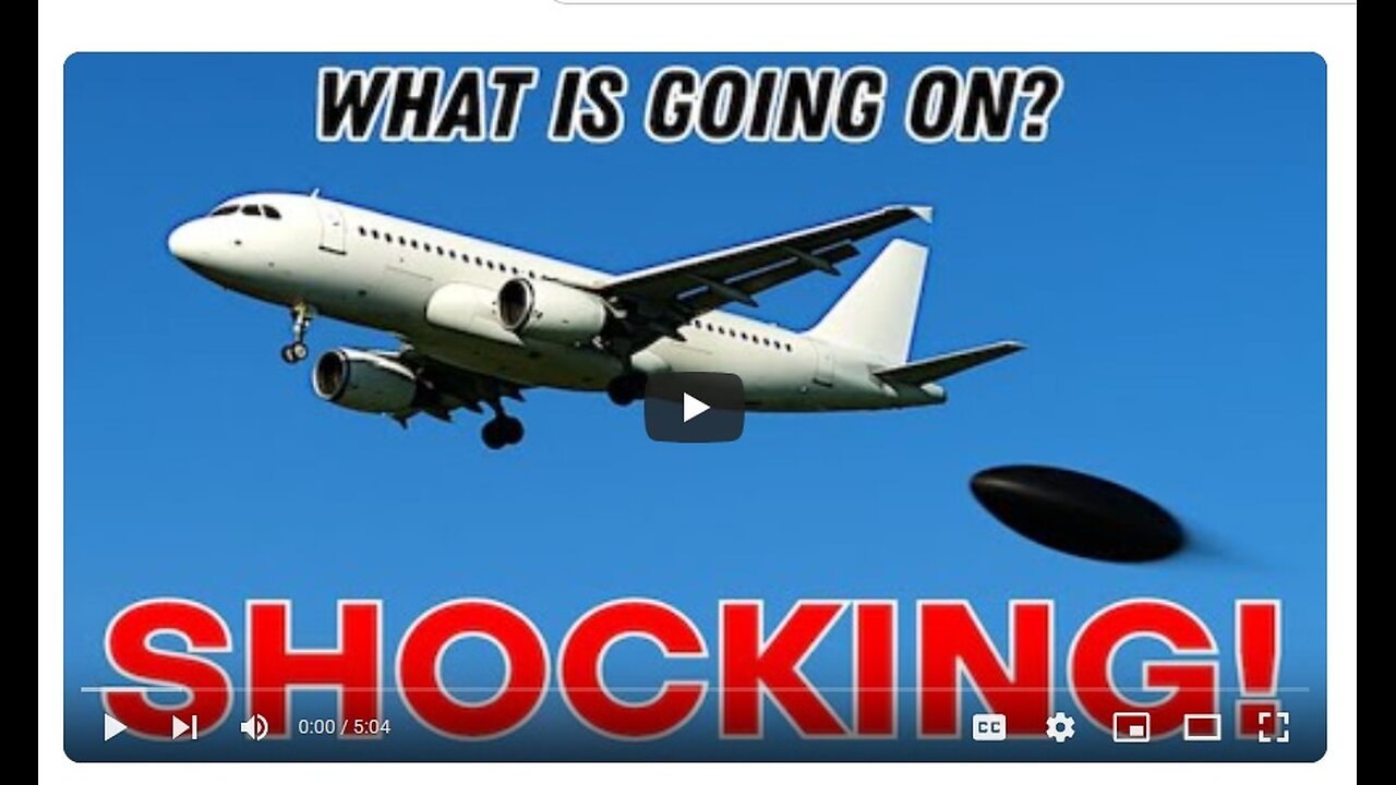 LARGE Plane Pursued by Black UNKNOWN Object! Got SCARY Close! - MrMBB333