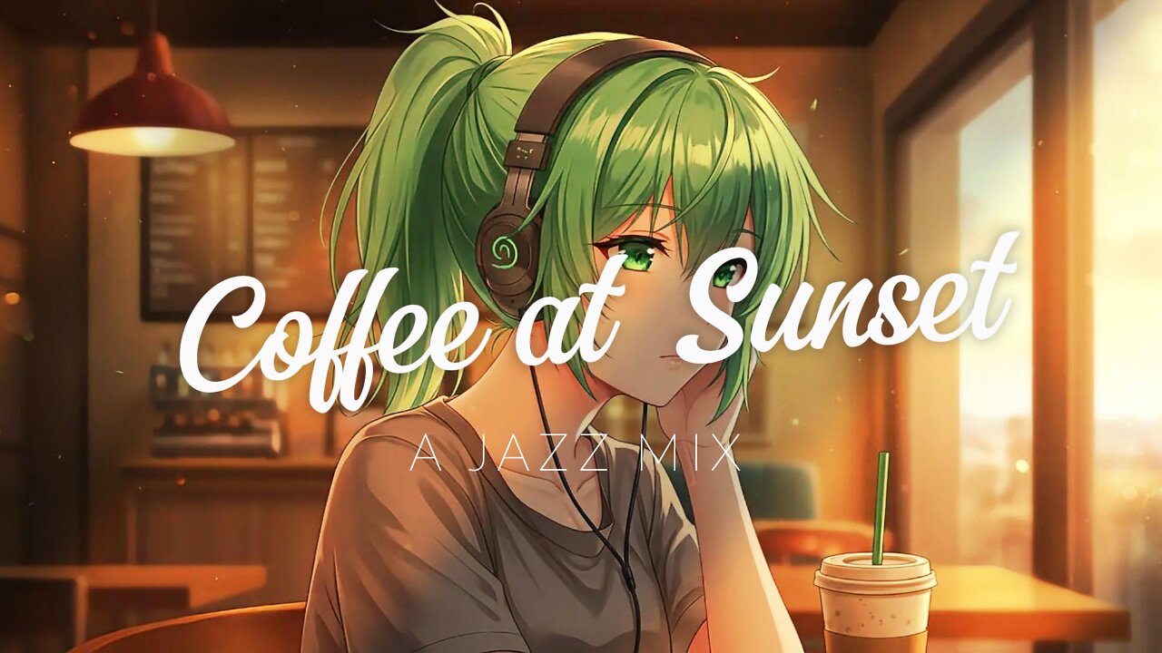 Emerald Harmony: Sunset Coffee Jazz ☕ Relax & Unwind Music