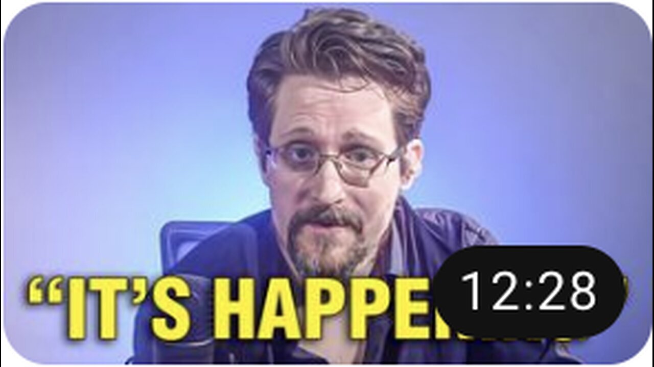 "Everything's Changing Unnoticed, Reveals Edward Snowden"