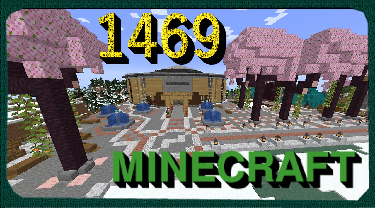 Lets Play Minecraft Episode – 1469 Theater Courtyard