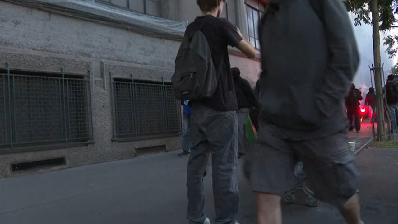 Clashes erupt in Paris during 'Block Everything' protests