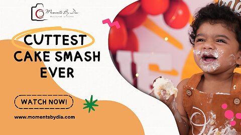 Cutest Baby Cake Smash Ever! 😍🎂 | Adorable First Birthday Moments | Moments by Dia