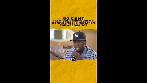 @50cent I’m misunderstood; my confidence is mistaken for arrogance