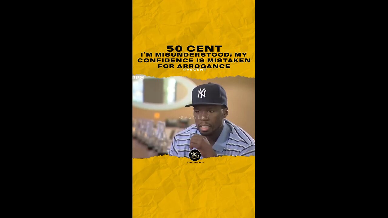 @50cent I’m misunderstood; my confidence is mistaken for arrogance