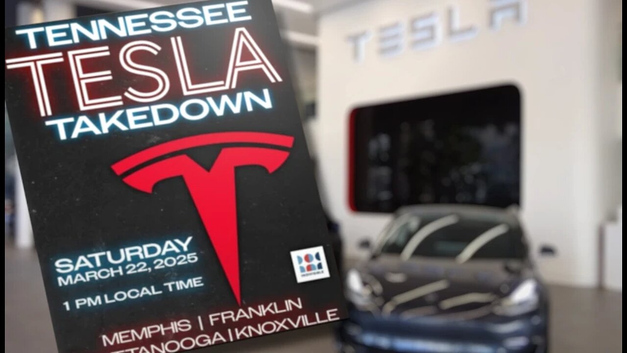 OMG! Knox Mayor Drives a Tesla Through Protest