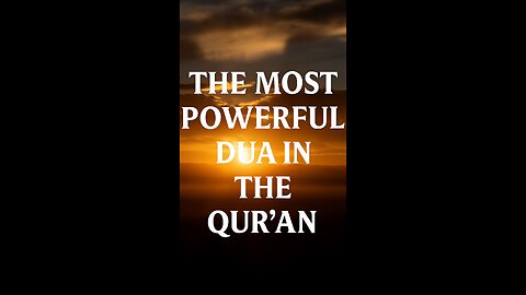 powerfull dua in quran