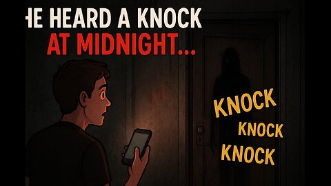 “He Heard a Knock at Midnight… But No One Was There 😱 | Horror Story Short”
