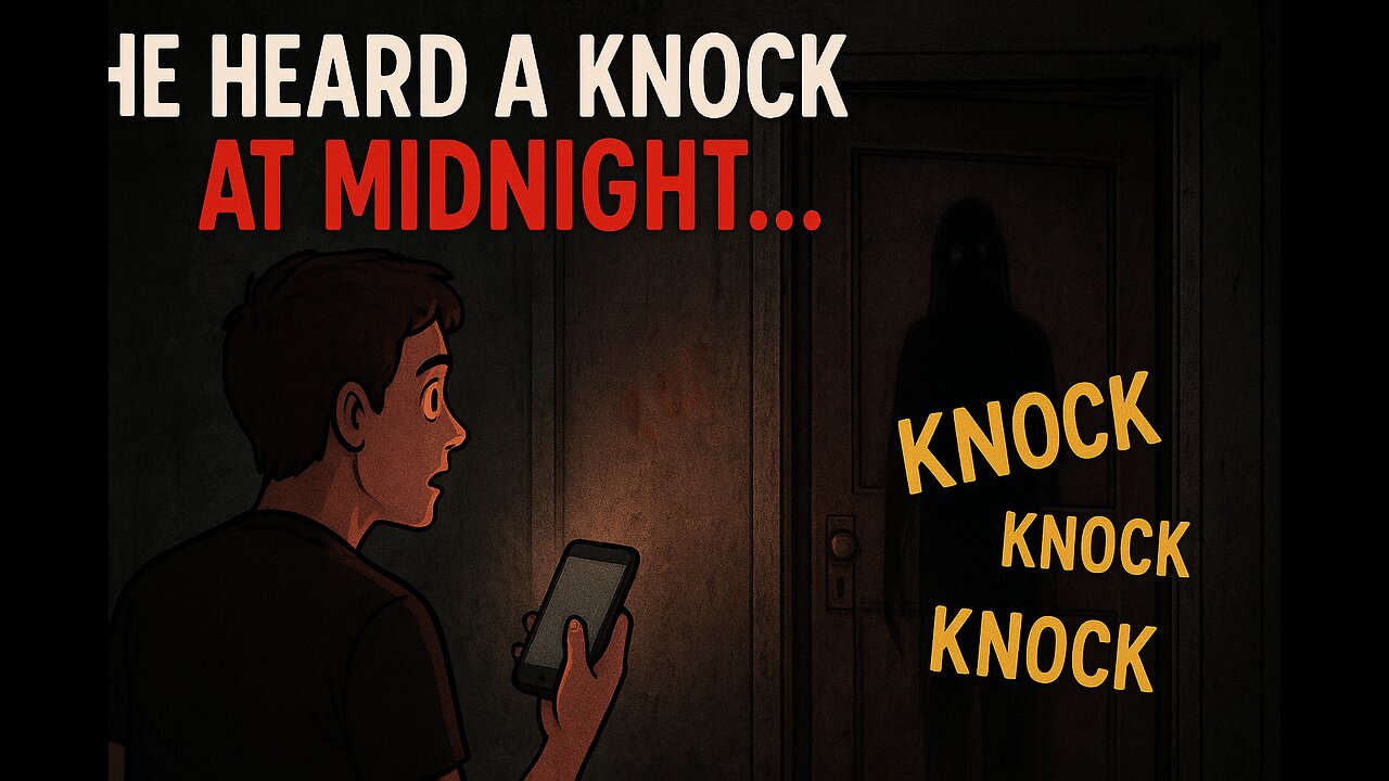 “He Heard a Knock at Midnight… But No One Was There 😱 | Horror Story Short”